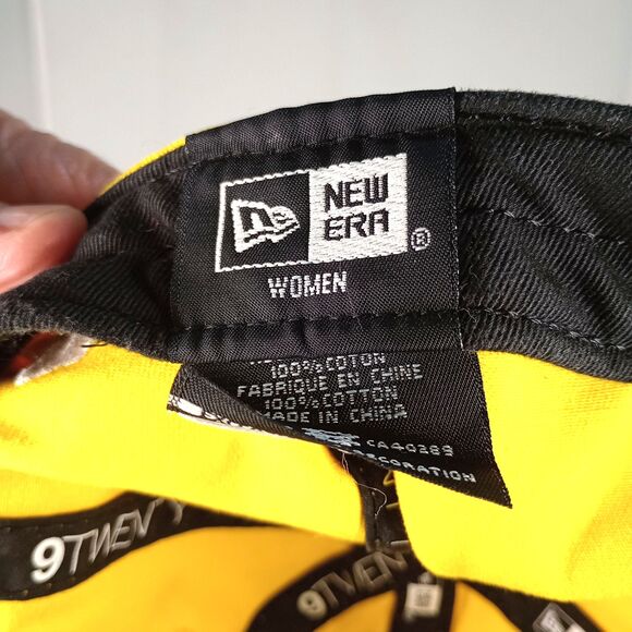 New Era Marlins Hat Cap Strap Back Yellow Womens Baseball Cap 6 Panel - Picture 5 of 5